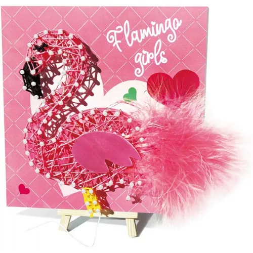 WowBox Led Fény Fonalkép - Flamingó