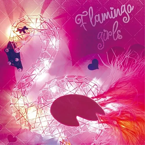 WowBox Led Fény Fonalkép - Flamingó