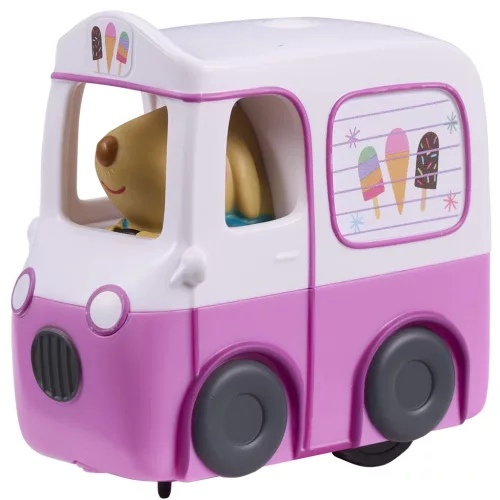 Whizz-Around Peppa malac fagylaltos autó Labrador úrral