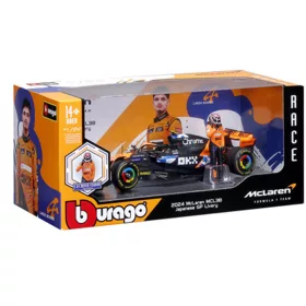 Bburago F1 versenyautó - Mclaren MCL39 Norris 1 /24