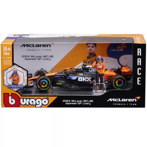 Bburago F1 versenyautó - Mclaren MCL39 Norris 1 /24