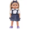 Dolls World Magyarul beszélő Charlotte baba, farmer szoknyában